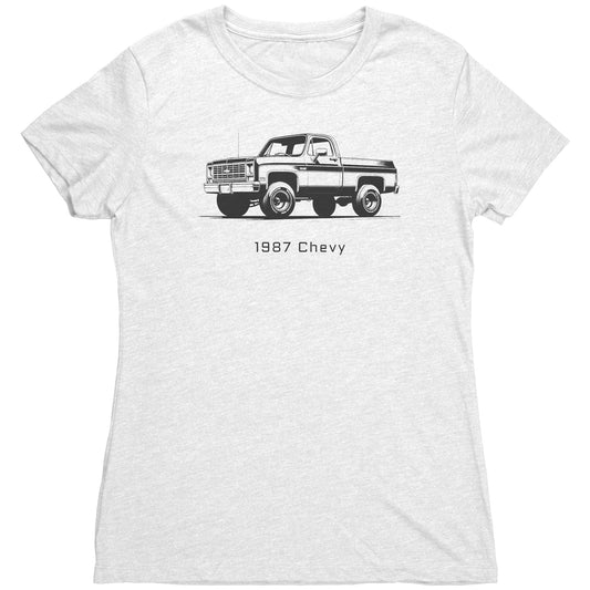 1987 Chevy K-10 Women's Tee